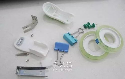 办公用品手工制作摩托车模型的方法图解