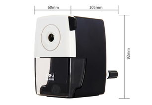 得力0610B手摇削笔器 高效办公与学习的得力助手